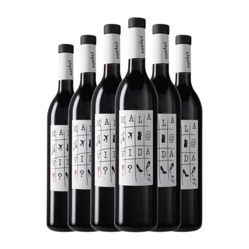 Antonio Arráez Mala Vida Valencia 75 cl Vino tinto (Caja de 6 Botellas de 75 cl)