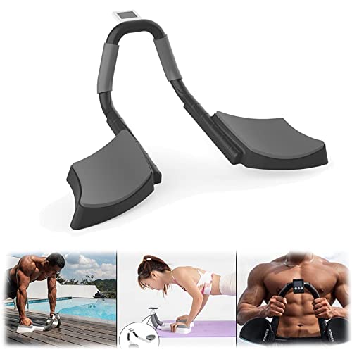 Multifunktions-Timing-Plank-Trainer, Plank-Trainer mit Timer, Bauchmuskeltrainer, Heimsport-Fitnessgeräte für Zuhause, Fitnessstudio, Outdoor-Training, Unisex (Schwarz) Cover