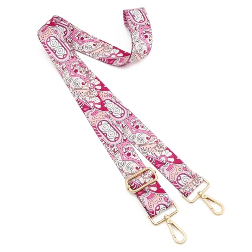 Image of ZOOEASS Wide Shoulder Strap Adjustable Replacement Belt Guitar Style Crossbody Bag Handbag Strap Multicolor Canvas Straps(Wide:1.5in)(Color53)