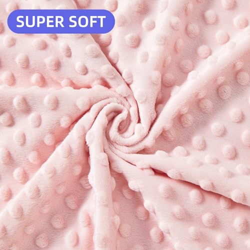 Image of Baby Nursery Bed Blankets Ultra Soft Double Layer Mini Blanket Minky Blanket Receiving Blankets Shower Gifts(30 inch*40 inch,Rainbow)
