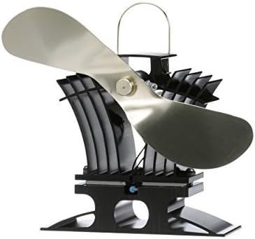 Ecofan BelAir, 806CABBX, Low Temperature Heat Powered Stove Fan, 140 CFM, Gold, 9"Blade