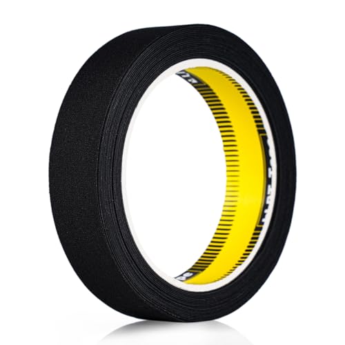 LLPT Wetsuit Repair Tape Iron On 20mm*5m*0.15mm Seam Sealing Patch Waterproof for Neoprene Wetsuit Drysuit Fishing Suits Industrial Standard Carrier Material Color Black(IR865)