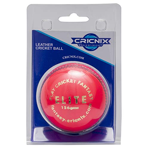 Cricnix Cricket Ball Gold Pink Leather 5Oz (1-Pack) For Practice Or Training #TOP5