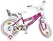 Pik&Roll Princesse - Bicicleta para niña (16 Pulgadas), Color Rosa