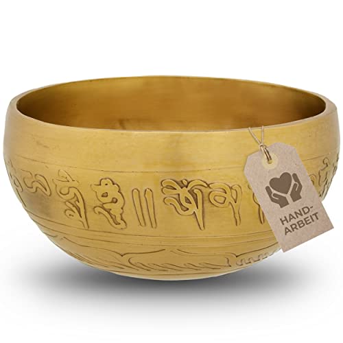 Bol chantant tibétain Fleur de vie pour yoga, méditation et relaxation Ø 10 cm 400 g Finition mate Traditionnelle Fabrication artisanale de qualité professionnelle Cover