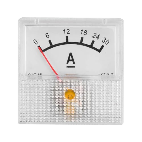Ampèremètre analogique DC 30A pour panneau de compteur courant