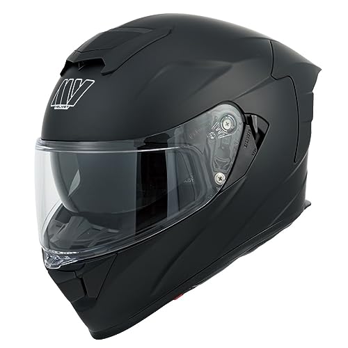 MY Motorrad Integralhelm Vollvisierhelm Mopedhelm mit Sonnenblende für Damen Herren,ECE 22.06 Genehmigung,Modell MY-936 (Mattschwarz, S) MY Motorrad Integralhelm Vollvisierhelm Mopedhelm mit Sonnenblende für Damen Herren,ECE 22.06 Genehmigung,Modell MY-936 (Mattschwarz, S)