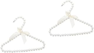 Abaodam 2pcs pet Hanger Sweater Hangers Mini Garment Hanger pet Apparel Display Hanger pet Clothes Rack Dog Clothes Hangers Dog Dress Display Rack Set White Baby Metal Artificial