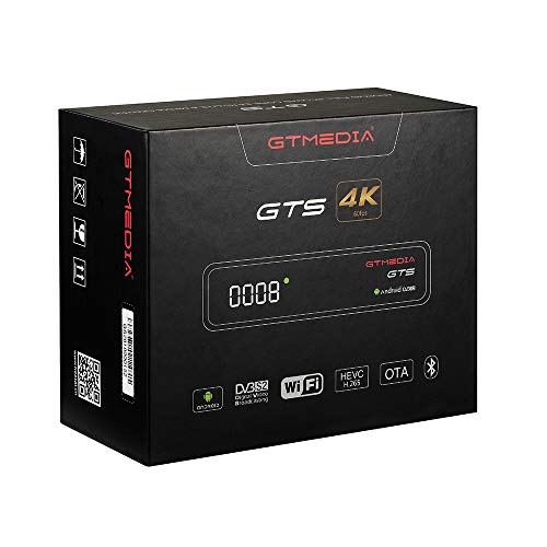 GTMedia GTS Satellite Receiver DVB-S2 Amlogic S905D Android 6.0 2GB RAM 8GB ROM BT4.0 Supports UHD 4K 30pfs/60fps H.265 MPEG-4 - Thumbnail 6