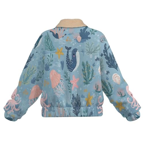 Blouson bleu clair manche longue pour oublier les frissons