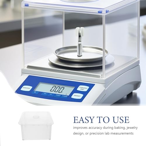 Cubierta para báscula electrónica con diseño transparente y protector antiviento 3