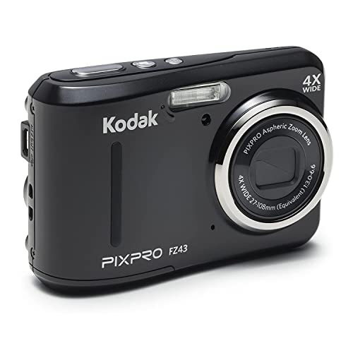 Kodak Pixpro Fz45 Friendly Zoom Digital Camera (Black) Bundle With 32Gb Sd Memory Card, Camera Accessory Kit, And Aaa Batteries (4-Pack) (4 Items) #TOP6