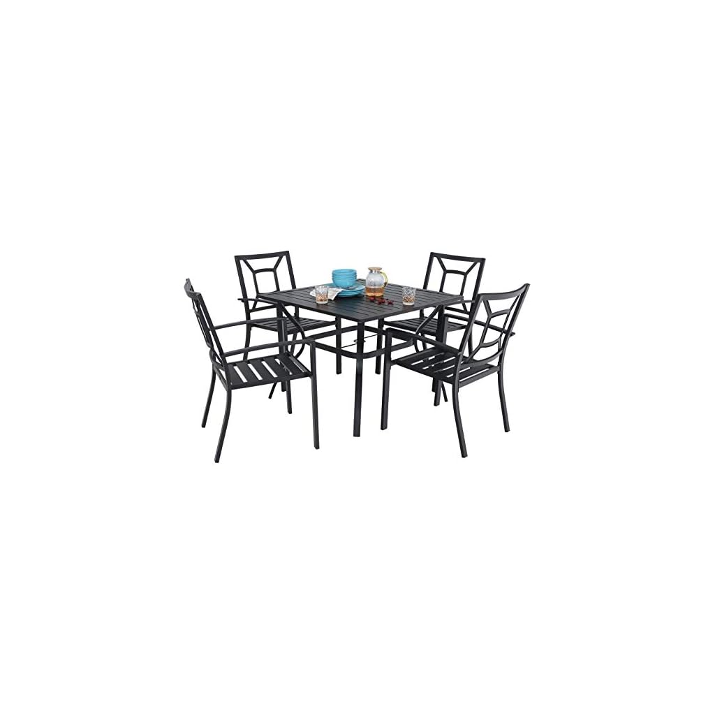 The 39 BEST Black Outdoor Dining Sets of 2024