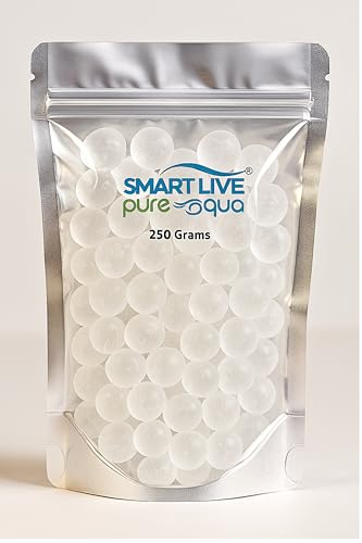 Image of SMART LIVE Antiscalant Balls for Hard Water | Extends RO Membrane Life | Prevents Scaling, Foul Smell & Contamination | Use in RO Pre-Filter Housing | 250g Pack