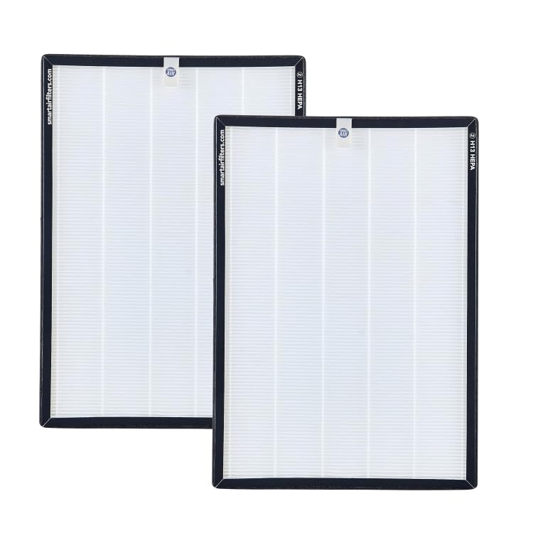 Smart Air SA600 True H13 HEPA Replacement Filter (2 Pack) – 99.95% Particle Filtration, Compatible with Smart Air SA600 Air Purifier