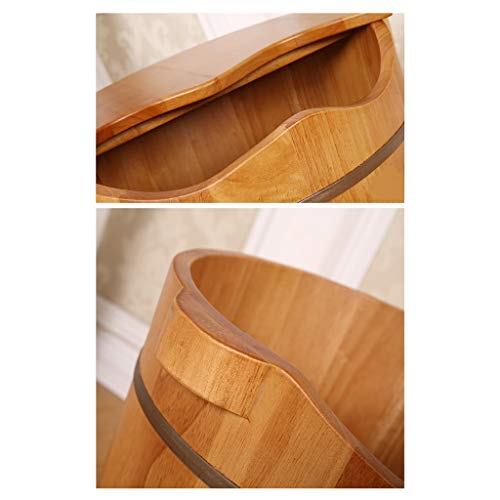 Bañera de Madera para Pies con Tapa Verde miniatura 7