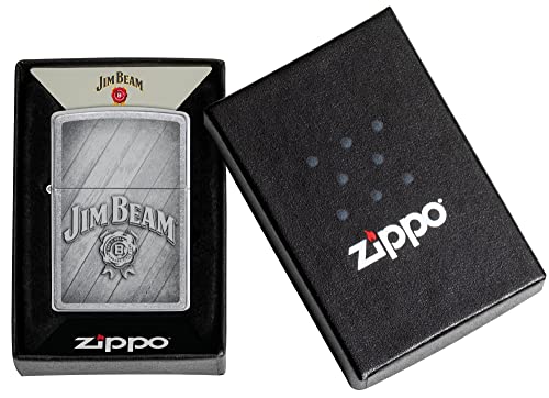 Zippo Jim Beam Logo Street Chrome encendedor de bolsillo miniatura 6