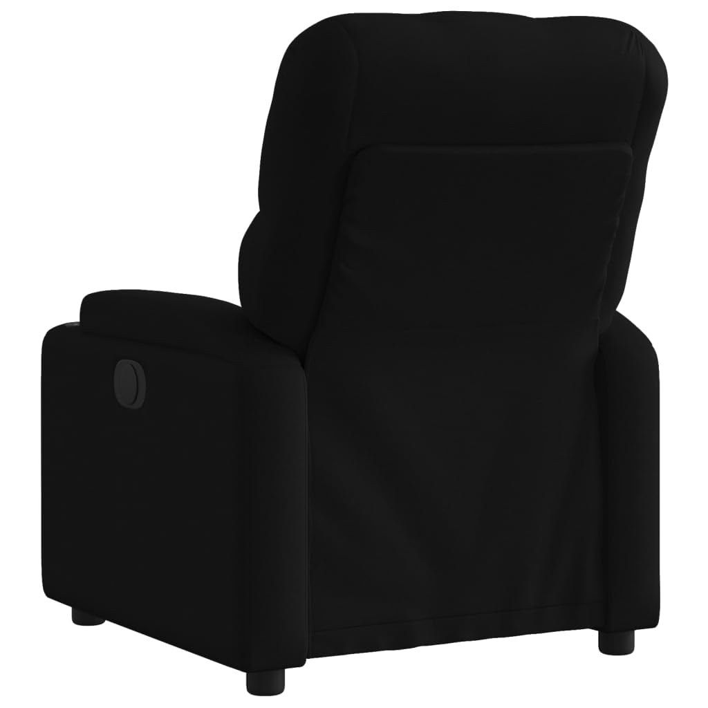 Relaxsessel Manuell Stoff Fernsehsessel Liegesessel Schwarz