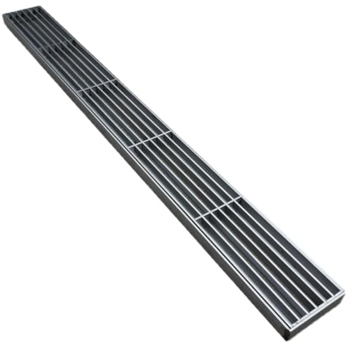 Grille de drainage en acier inoxydable pour terrasse et sol de garage