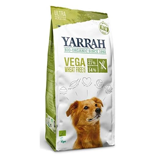 Yarrah Cibo Secco Biologico Vegano Senza Cereali - Deliziose Crocchette Vegetariane/Vegane Senza Cereali con Fagioli di Soia, Piselli, Lupini Bianchi, Baobab e Alghe - 2kg