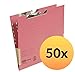 Produktbild ELBA 100570032 Pendeltasche 50er Pack seitlich geschlossen mit Dehnfröschen aus 320 g/m² Manila-Karton rot