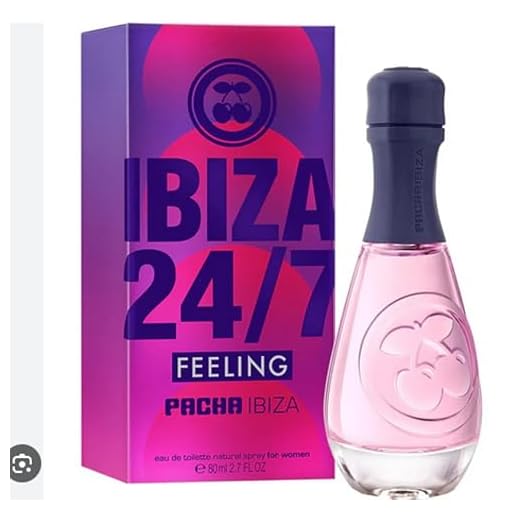Pacha Ibiza Perfumes - Feeling Ibiza 24/7 Her, Eau de Toilette for Women - Long Lasting - Elegant, Fresh and Young Fragance - Floral, Amber and Fruity Notes - Ideal for Day Wear - 80 ml