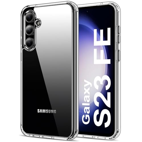 HOOMIL Hülle für Samsung Galaxy S23 FE 5G, Anti-Vergilbung, Transparent