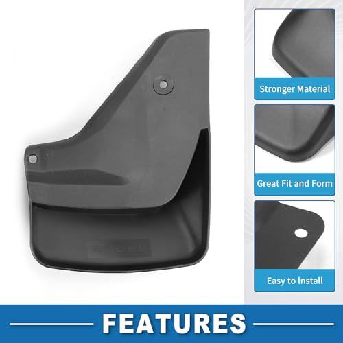 Image of Mud Flap Splash Guard with Mount Accessories Front & Rear Side Mud Guard for Toyota HIACE 2012-2018 (Set of 4)