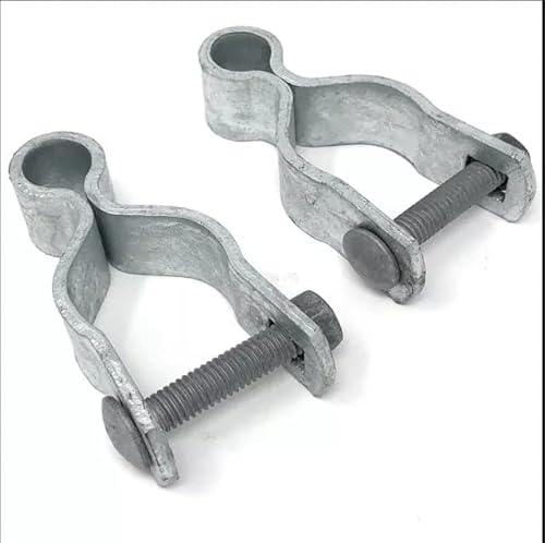 Dailydanny 2 Pack Chain Link Fence Frame Gate Post Female Hinge With Bolts And Nuts (1-5/8 Inch) #TOP2