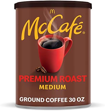 McCafe Premium Roast, Medium Roast Ground Coffee, 30 oz Canister