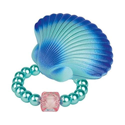 Moses 30592 Concha mágica de sirena | con pulsera de perlas de cristal | para niños rosa
