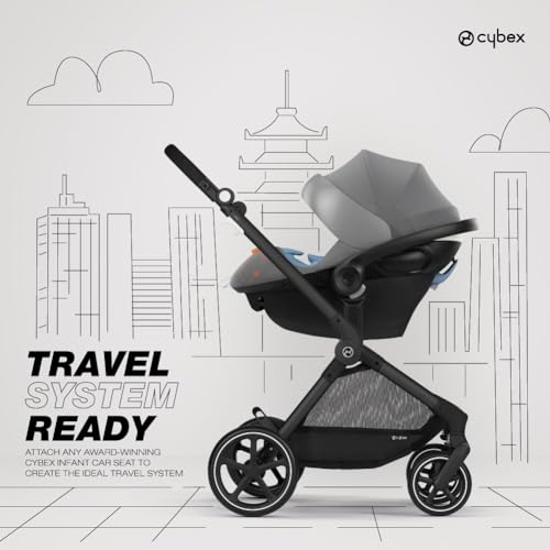 Cybex EOS 5 en 1: Cochecito y Asiento Aton G, Gris Lava