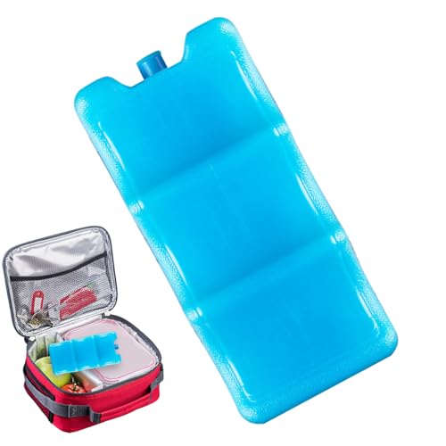 Besreey Bolsa de hielo para fiambreras, congelador, con cristales de refrigeración, larga duración, para medicamentos, leche materna, almacenamiento de alimentos