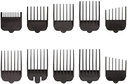 WAHL Professional Animal Attachment Guide Comb 10-Pack Grooming Set (Fits only with Wahl's Show Pro Plus, Iron Horse, Pro Ion, U-Clip, & Deluxe U-Clip Clippers) (3173-500)