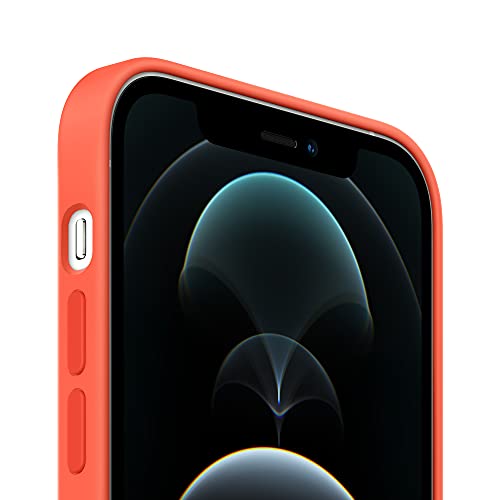 Image of Apple iPhone 12 Pro Max Silicone Case with Magsafe - Electric Orange