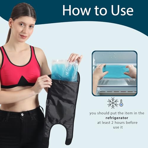 Image of SandPuppy ElbowCool -Reusable Elbow Ice Pack for Tendonitis & Tennis Elbow, Long Lasting Cold Compression Ice Pack Wrap,Pain Relief for Arthritis, Injuries, Swelling, Golfers Arm.