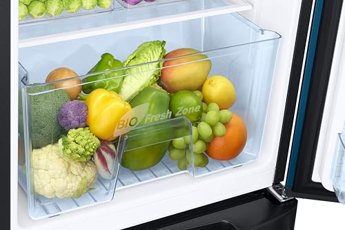 Samsung 183 L, 4 Star, Digital Inverter, Direct-Cool Single Door Refrigerator (RR20H28249U/NL, Paradise Bloom Blue, Base Stand Drawer, Single Touch Defrost, 2026 Model) 8 41T+HKYyMWL