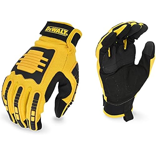 DEWALT DPG781 Performance Mechanic Work Glove with TPR Impact Protection and Anti-Slip Grip