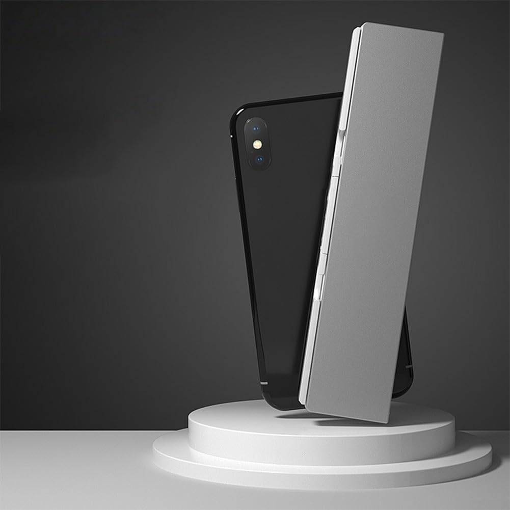 Tastiera pieghevole con supporto magnetico, ricaricabile per digitazione multi-dispositivo, per pendolari e viaggiatori frequenti (nero)
