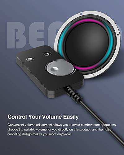 USB Sound Card 7.1 Channel BENGOO USB Audio Headset Headphone Aux Adapter with USB to 3.5mm Audio and Microphone Jack, External Stereo Sound Card for Gaming Headset, Windows, Laptops, PC, Mac, PS4