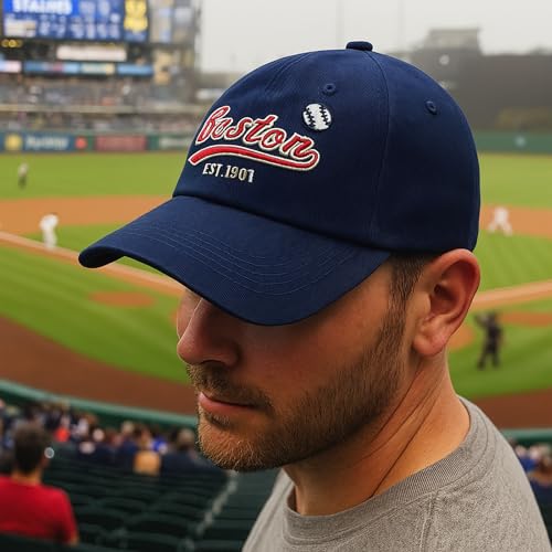 Image of Cap Hat Classic Vintage Embroidered Hat Cap for Men Women Teenager Cap Adjustable