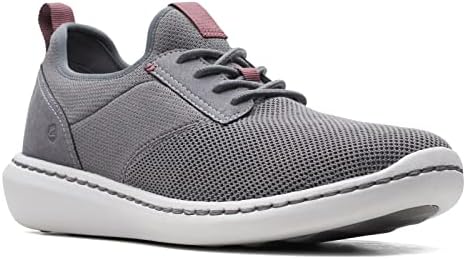 Clarks Men's Step Urban Low Oxford, Grey Textile, 11 | Image 2