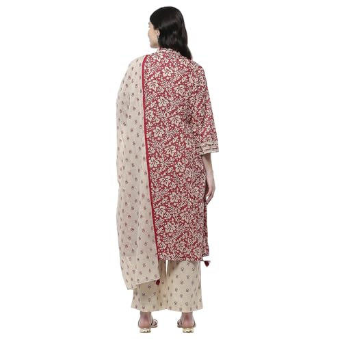 Image of BIBA Women Kurta Sets, Cotton, Printed