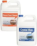 Crystal Blue Lake & Pond Dye and Natural Pond Cleaner- Maintains Muck and Sludge- Gallon- Treats 1 Acre