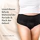 MOLLIS Einweg Periodenunterwäsche für Damen Postnatale Schwangerschafts Slips Auslaufsicher bei starkem Ausfluss Schwarz S/M 16 Stück