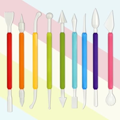 23-tlg. Modelierwerkzeug Set - Für Ton, Skulpturen & Töpfern