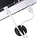 AUSTOR Cable Clips, 24 Pack Adhesive Cord Holders Cable Management Clips Cord Cable Organizer Wire Holder Clips for Desk, Home, Office, Car and Nightstand, Black