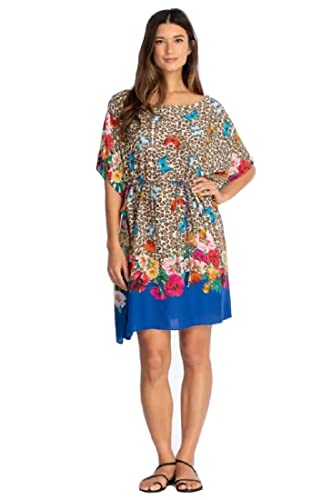 Johnny Was Fleur Kaftan Dress with Braided Tie - CSW5622-F (Small, Multi)