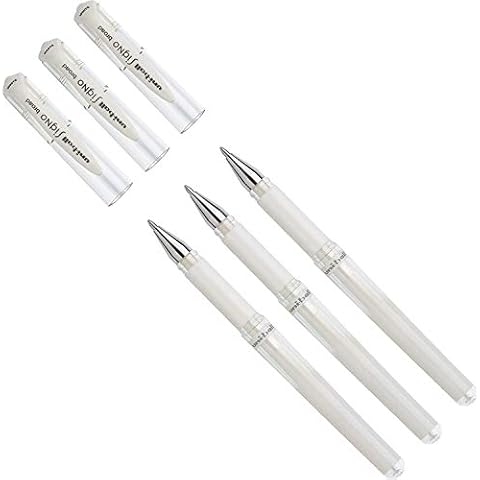 Bolígrafo de Gel Uni-Ball Signo UM-153 Blanco Cover