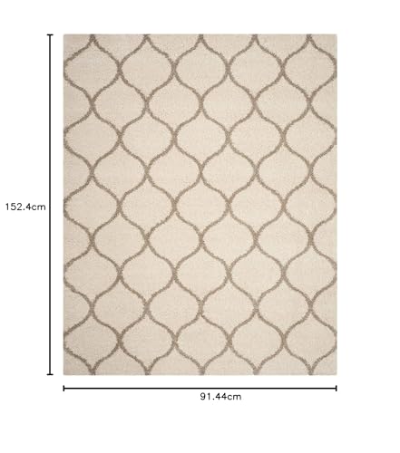 Image of Carpet for Living Room 3x5 feet Anti Skid Rug Colour Ivory Beige